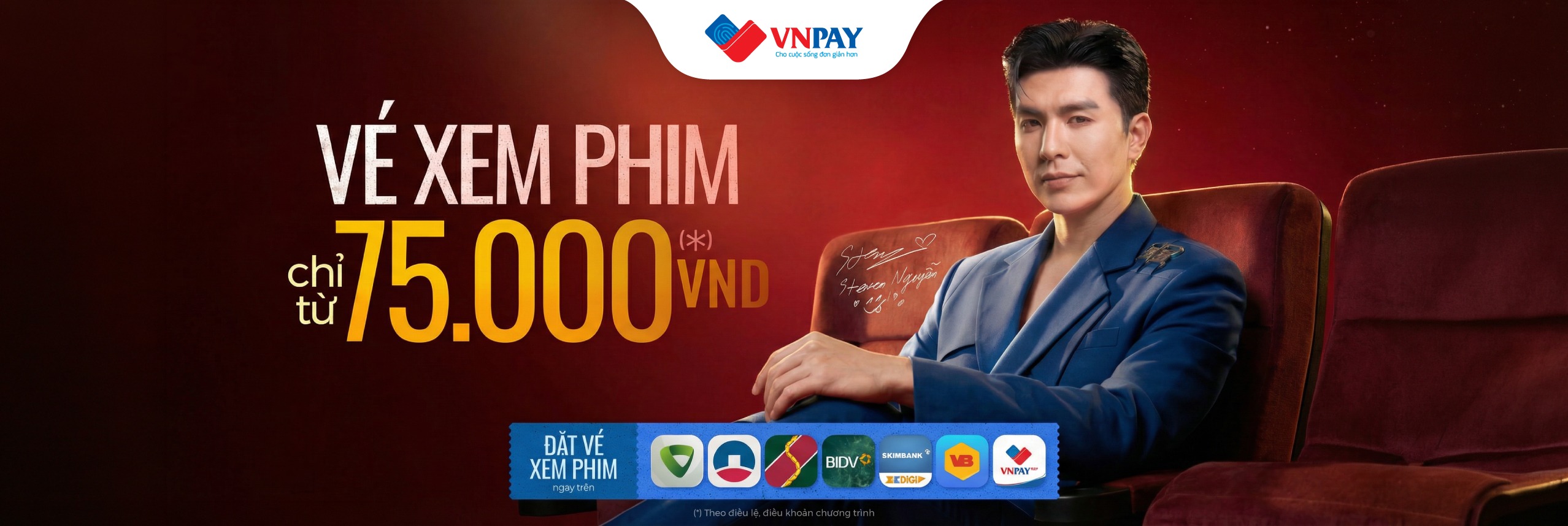 [Ưu đãi TẾT] Đặt vé xem phim "TUYỆT ĐỐI HỜI" trên app ngân hàng và VNPAY
